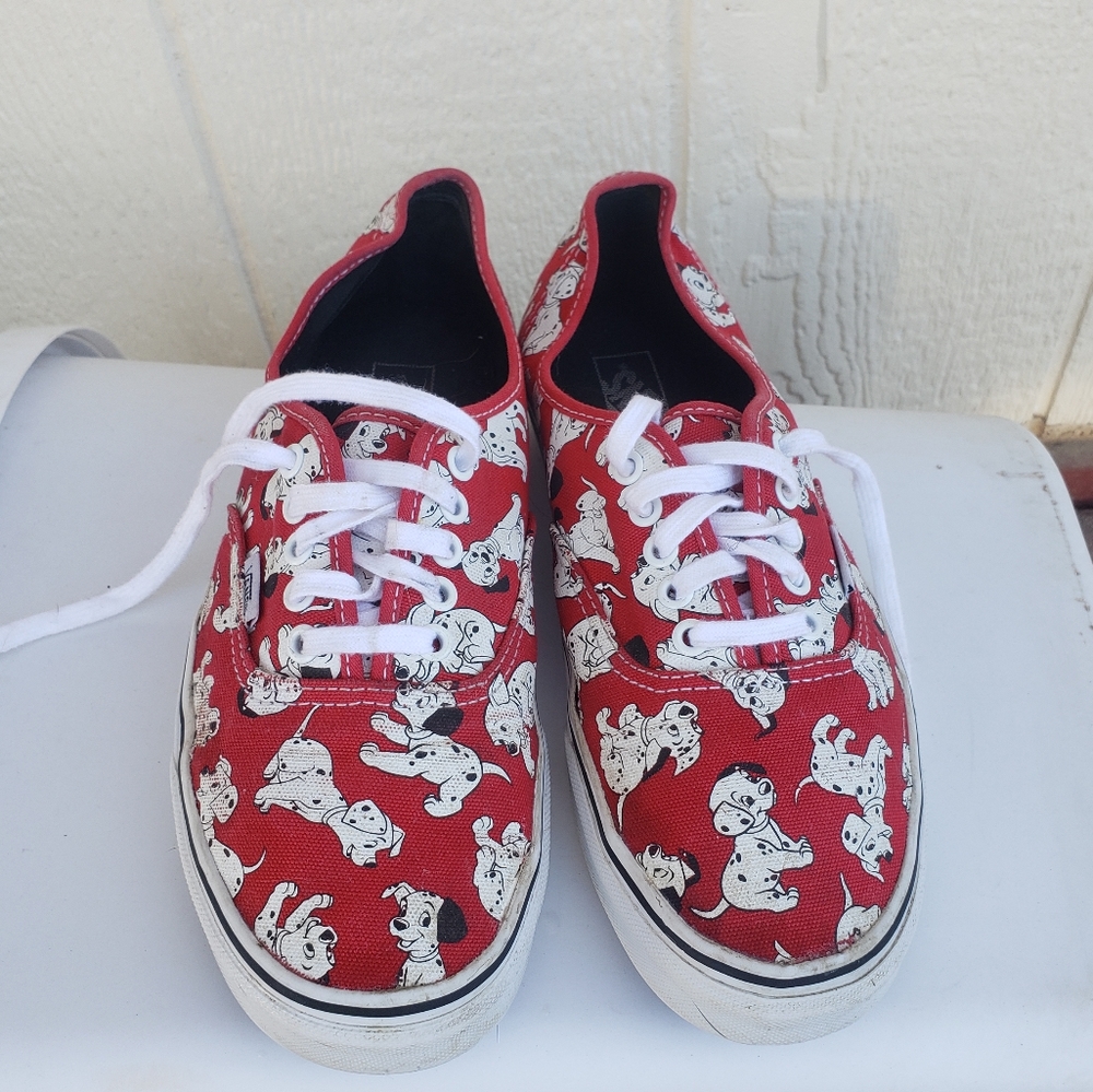 Disney mickey Dalmatians Vans Shoes w10.5